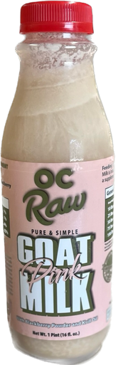 OC Raw Goats Milk w/ Krill & Blackberry Dog Food 16oz