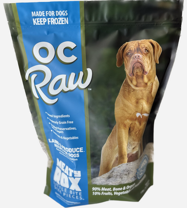 OC Raw Rox Lamb Produce Dog Food 7lb
