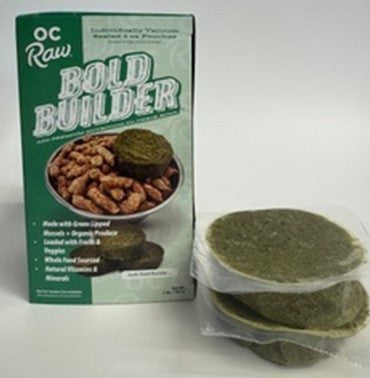 OC Raw Bold Builder Jade Green Lipped Mussels 2lb