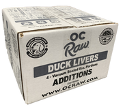 OC Raw Additions Dog Frozen Duck Liver 2lb
