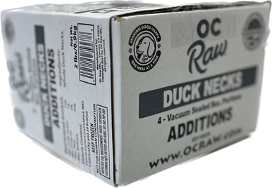 OC Raw Additions Dog Frozen Duck Necks 2lb