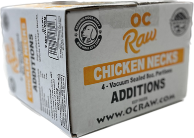 OC Raw Additions Dog Frozen Chicken Necks 2lb