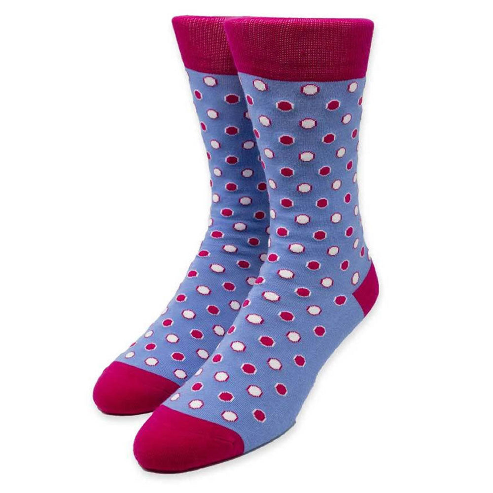 Blue Octagons Men’s Socks