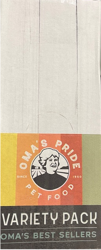 Oma's Pride 6ct Woof Complete Variety Pack + Tripe 1lb