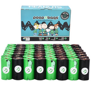 38% Plant based Dog Waste Poop Bags Snoopy Themed 60ct