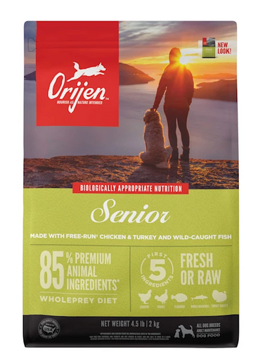 4.5# Orijen Senior Dog Food