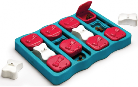 Dog Toy - Outward Hound Blue Dog Brick Game by Homeportonline