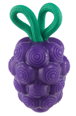 Outward Hound Think N' Thrive Grapes Dental Chew Treat and Stuffer Purple