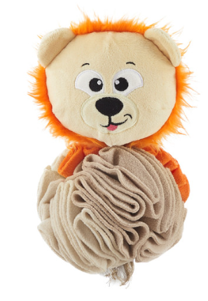 Outward Hound Think N' Thrive Snuffle Palz Interactive Plush Lion Snuffle Mat