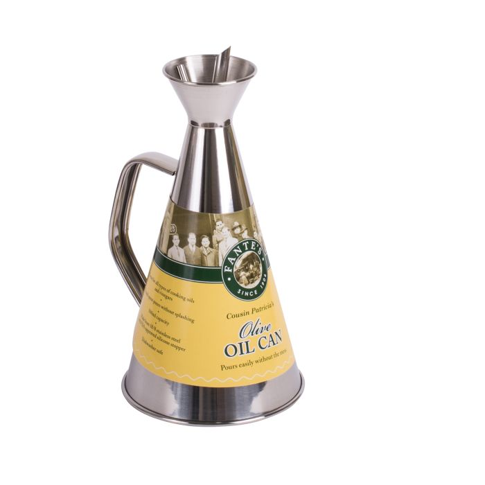 Fante's Cousin Patricia's Olive Oil Can by Kiss the Cook