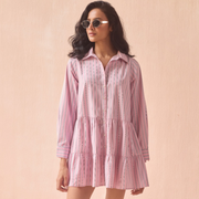 OMIKA Tula Mini Shirt Dress
