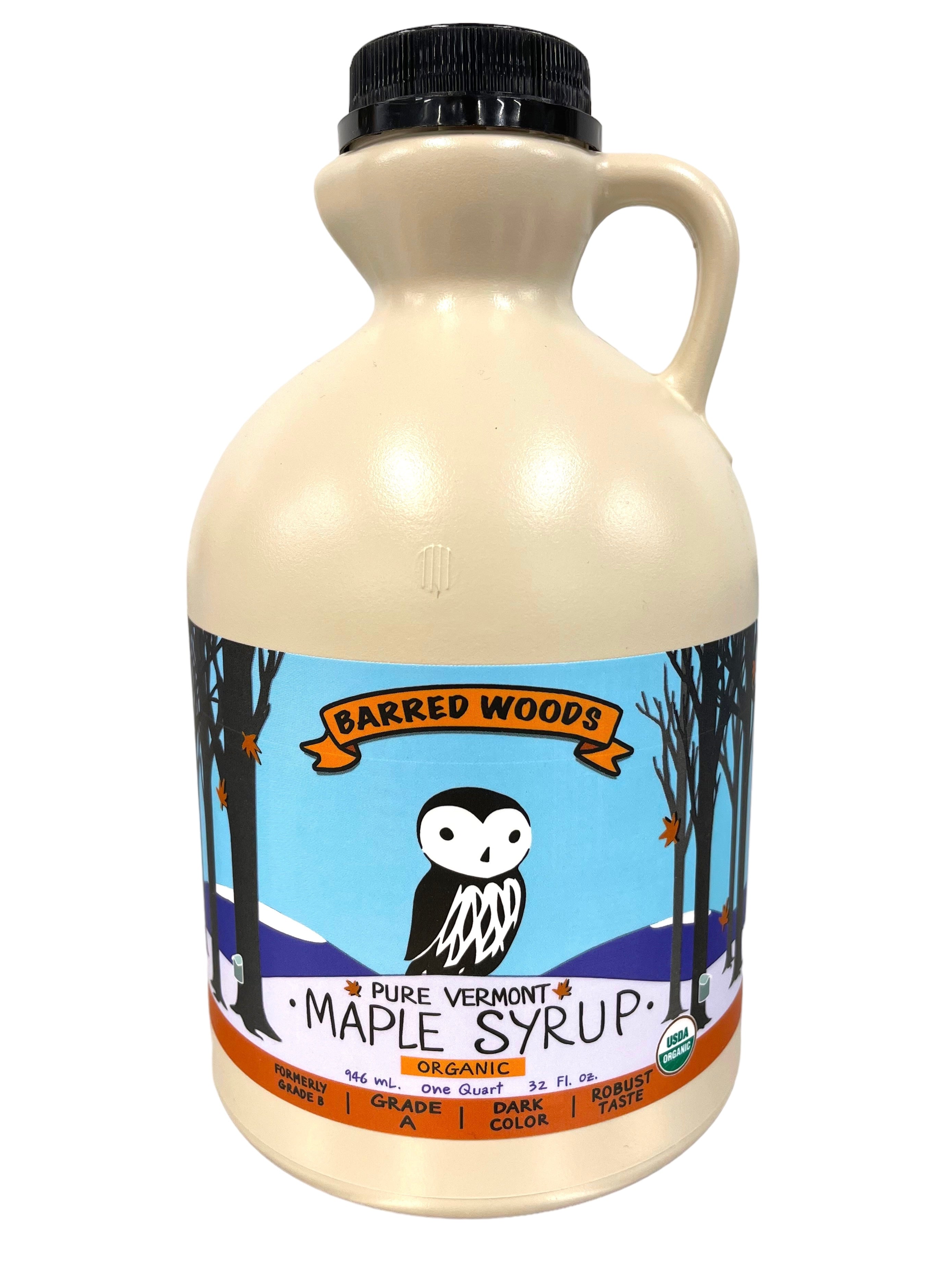Case of Maple Syrup - 6 Quart Jugs of Pure Vermont Maple Syrup by Barred Woods Maple