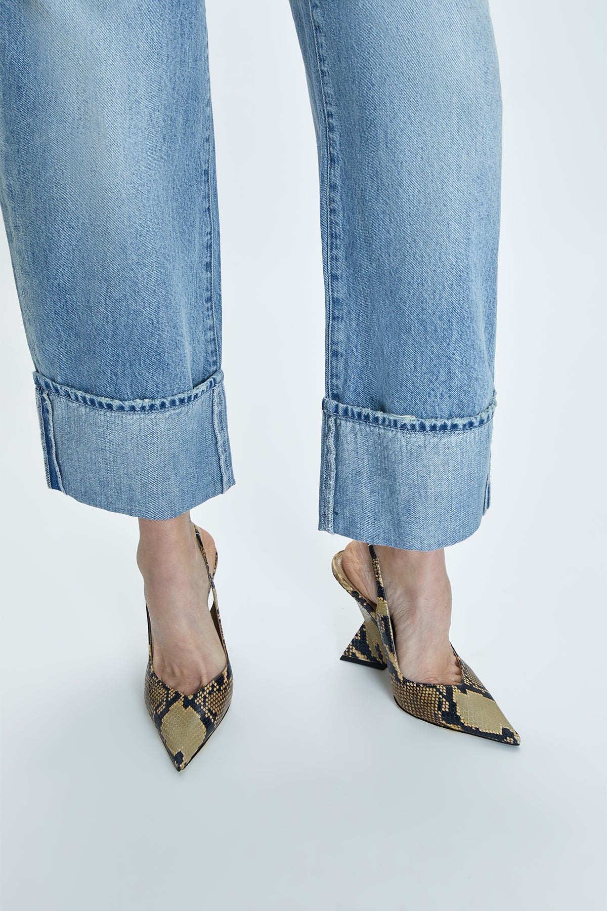 PISTOLA Ryder High Rise Cuffed Straight