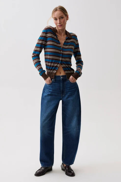 PISTOLA Lyvia Long Sleeve Merino Polo Cardigan