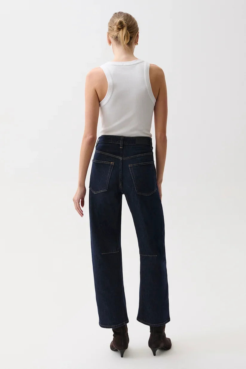 PISTOLA Beau Seamed Crescent Jean