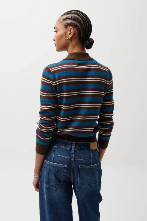 PISTOLA Lyvia Long Sleeve Merino Polo Cardigan