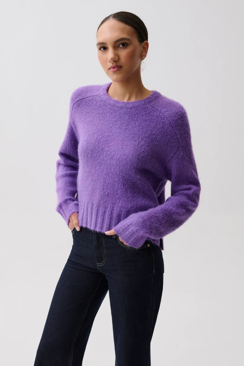 PISTOLA Adina Long Sleeve Crew Neck Sweater