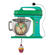 Allen Designs - Vintage Mixer Green Wall Clock by Homeportonline