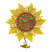 Allen Designs – Bee Sunny Sunflower Clock by Homeportonline