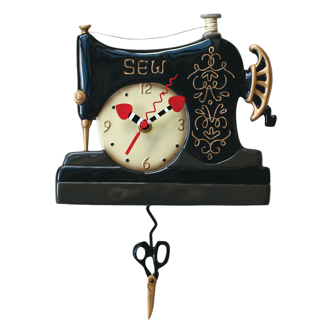 Allen Designs – Vintage Sewing Machine Clock by Homeportonline