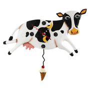 Allen Designs – Wall Clock - Bessy (Cow) w/ Pendulum by Homeportonline