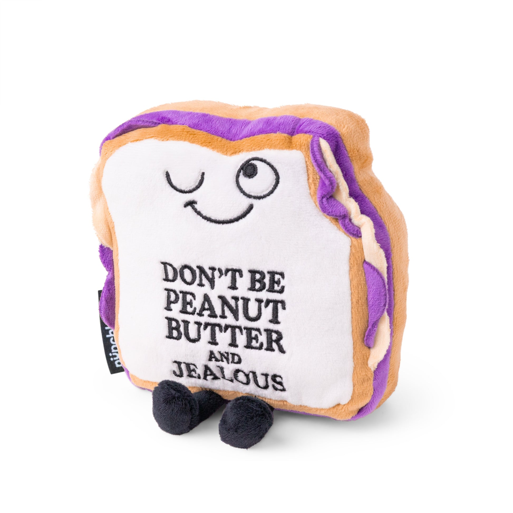 Plush PB&J Sandwich - Dont Be Peanut Butter & Jealous by Homeportonline