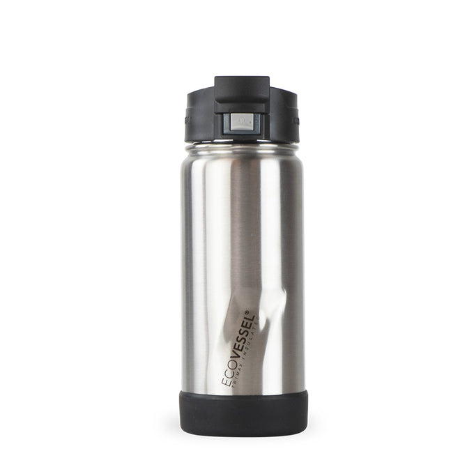 Travel Mug Insulated Stainless Steel Perk Silver 16oz by Homeportonline