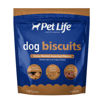 Pet Life Assorted Gravy Basted Biscuits 4#
