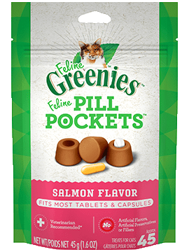 Cat - 45 Count Pill Pocket Salmon by Homeportonline