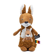 73000 Kangaroo Mom & Her Baby Plush Toys, Brown Sugar