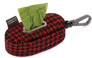 P.L.A.Y. - Poop Bag Dispenser, Houndstooth Red/Black by Homeportonline