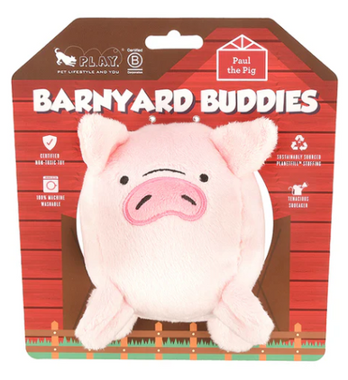 P.L.A.Y. Barnyard Buddies Dog Toy Pig