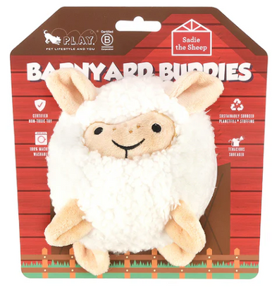 P.L.A.Y. Barnyard Buddies Dog Toy Sheep