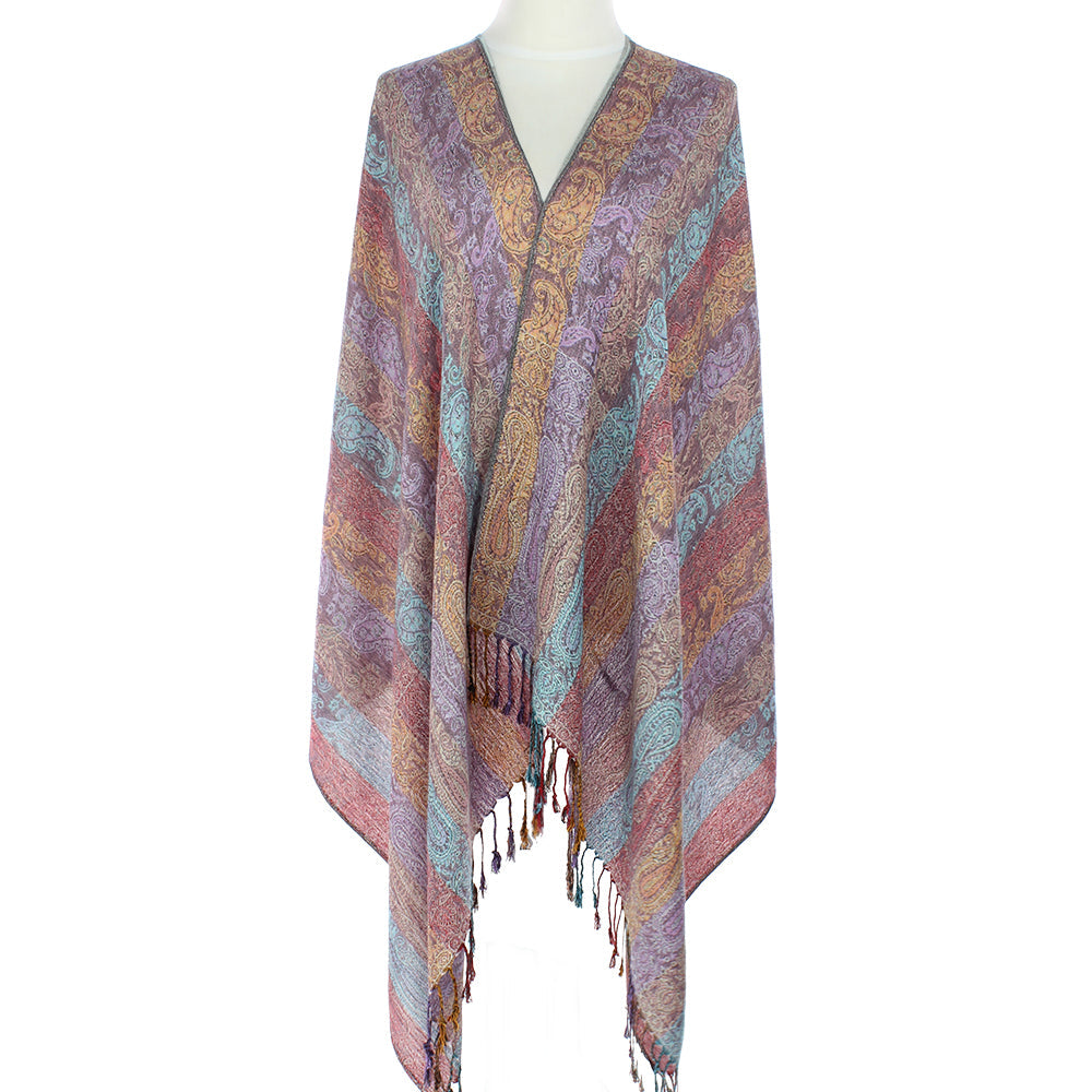 Pink Paisley Kaleidoscope  Pashmina