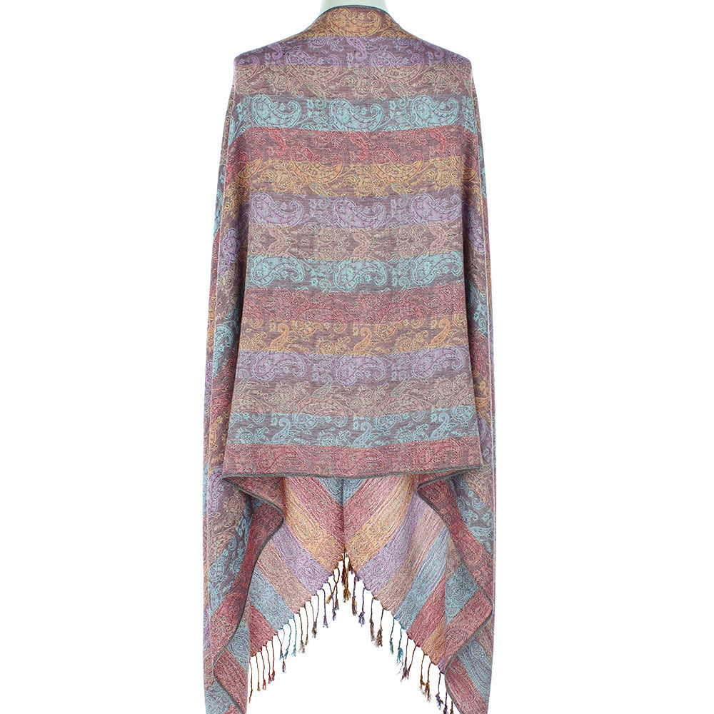 Pink Paisley Kaleidoscope  Pashmina