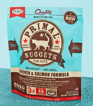 Primal Chicken & Salmon Cat Food 3lb