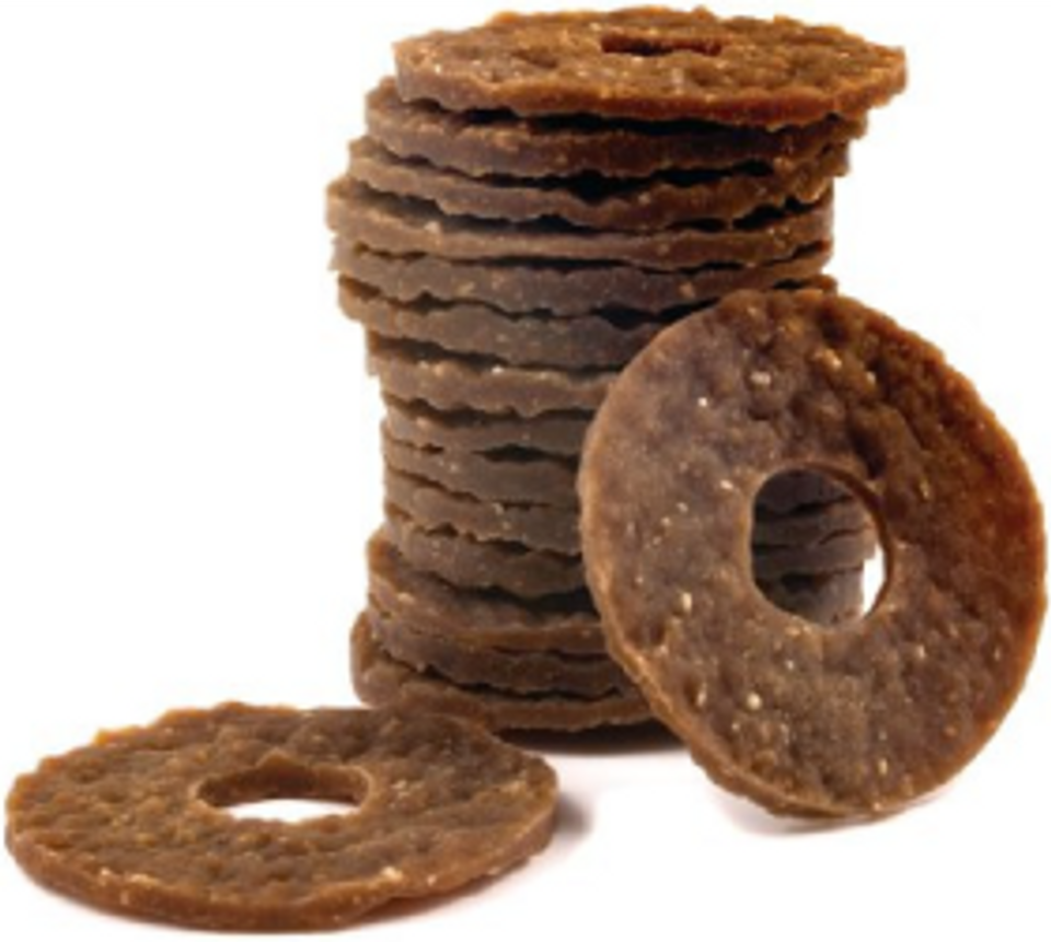 Dog Treat - Rawhide Treat Rings (Medium) by Homeportonline