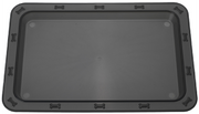 Petrageous Pet Placemat Black Tray Dinner by Pet Food Warehouse