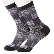 Patchwork Black Women's Socks