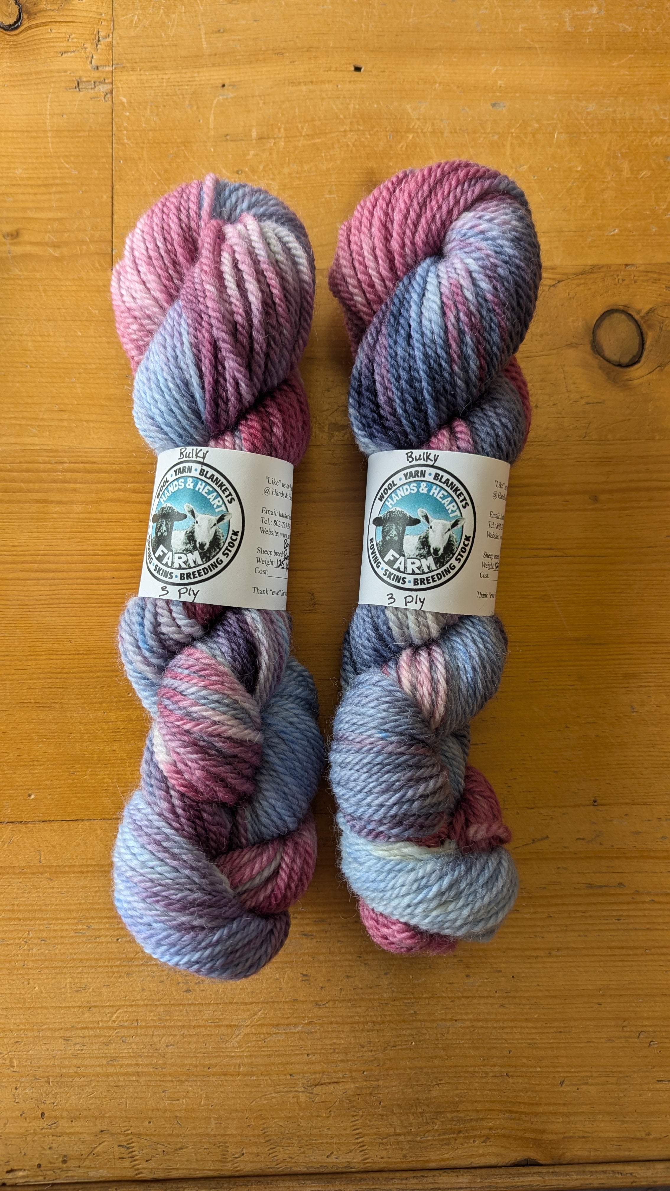 Hands & Heart Farm Bulky by Must Love Yarn