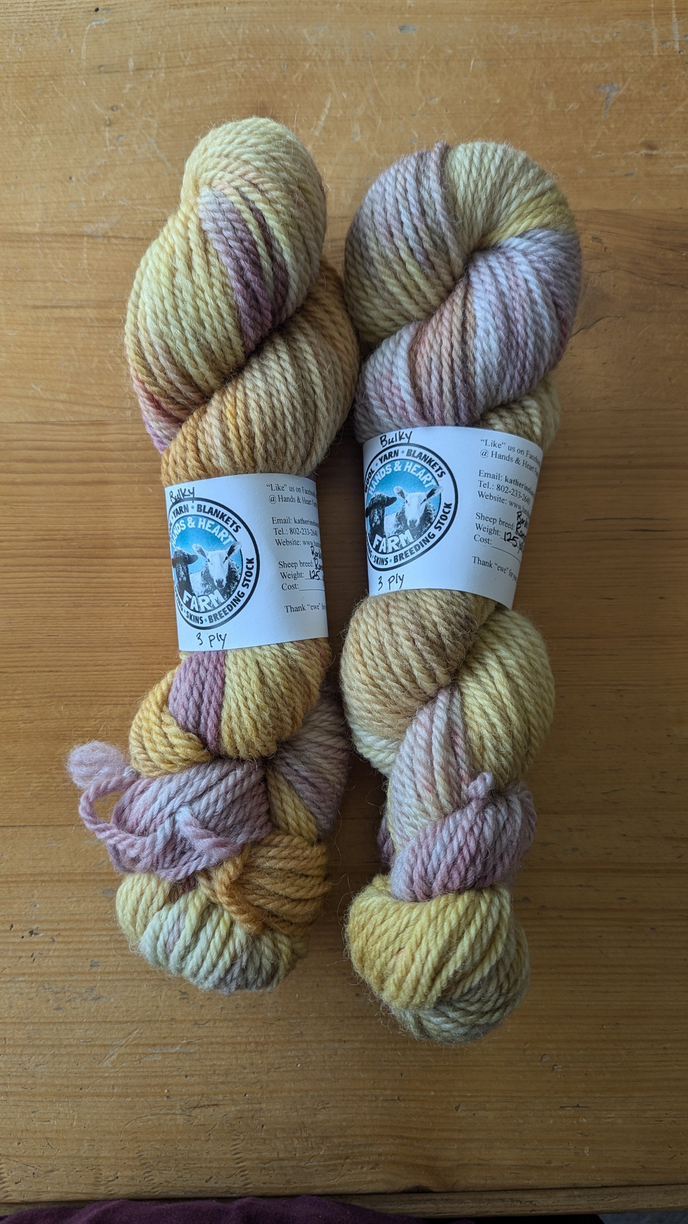Hands & Heart Farm Bulky by Must Love Yarn