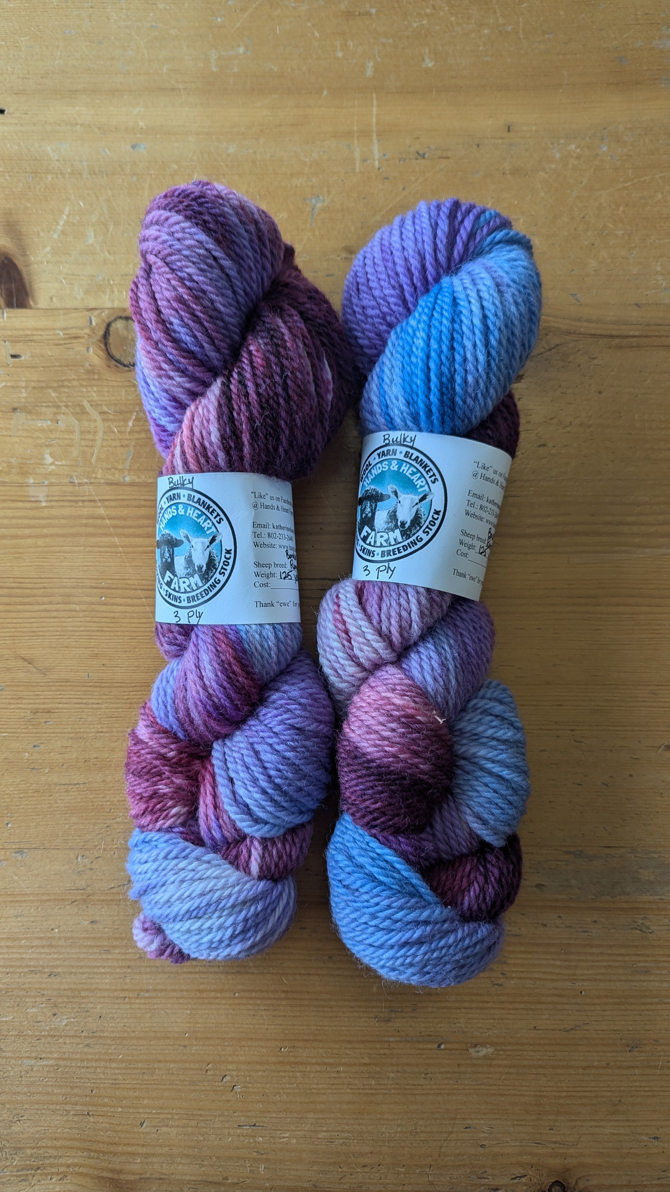 Hands & Heart Farm Bulky by Must Love Yarn