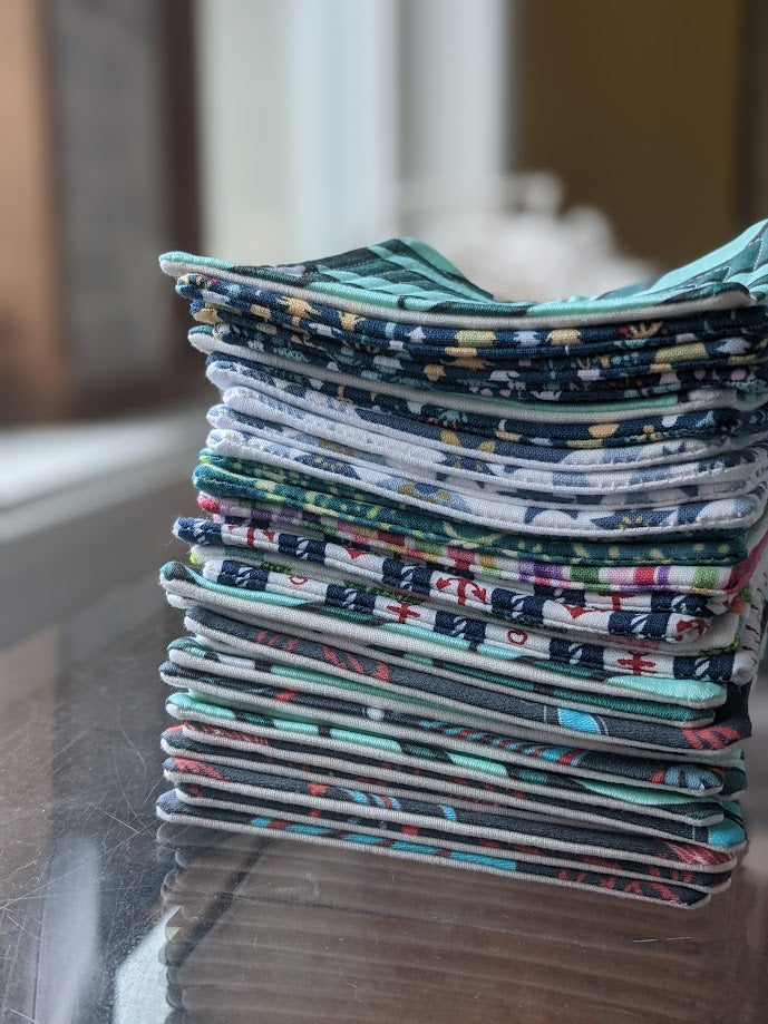 Quilted Coaster Sets - 4 pc Mixed Lot
