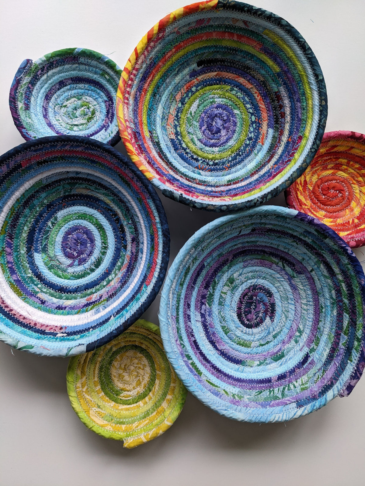 Fabric Bowls - 4 pc Mixed Lot