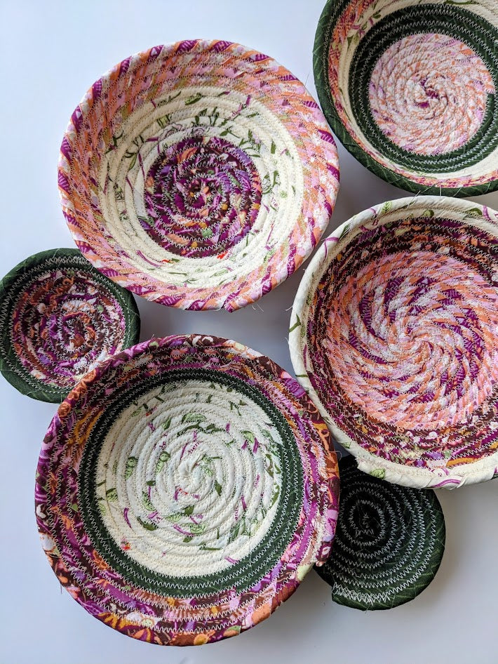Soul Fusion Mixed Prints - Fabric Bowl