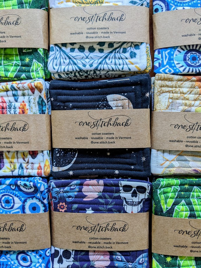 Evil Eye Quilted Coasters