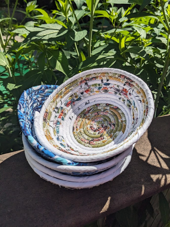 Fabric Bowls - 4 pc Mixed Lot
