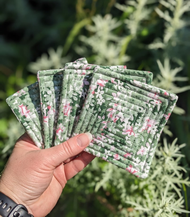 Meadow - Quilted Coasters