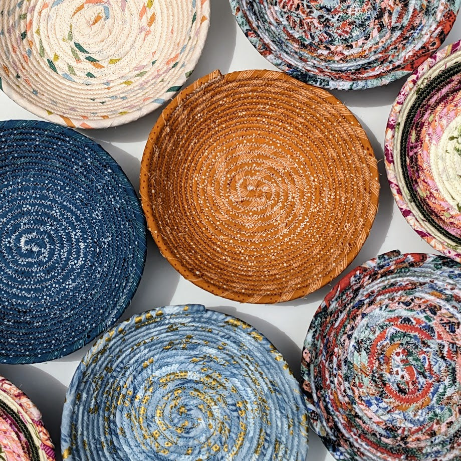 Fabric Bowls - 4 pc Mixed Lot