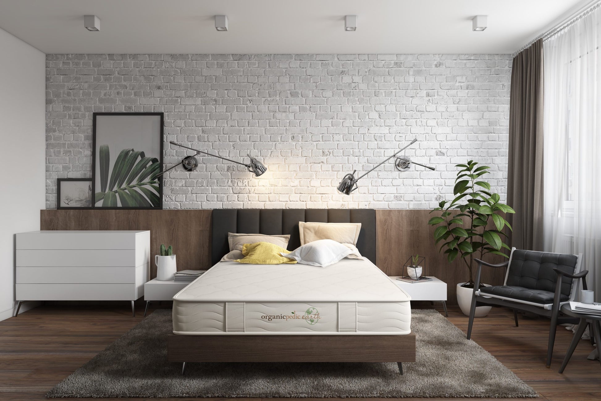organicpedic Palera Organic Mattress in Bedroom